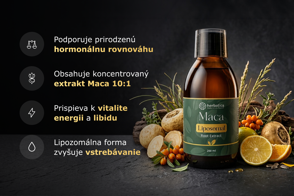 Lipozomálny extrakt z koreňa Maca - 200 ml - Herbatica